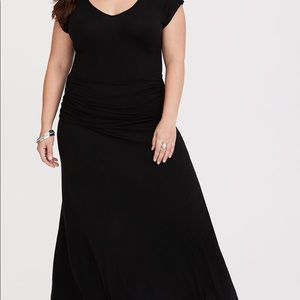Torrid Shirred Jersey Maxi Dress Size 6